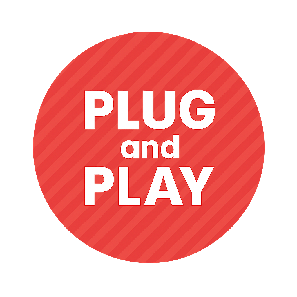 Plug and play geen achtergrond Plug and play geen achtergrond