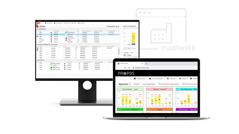 ERP productieplanning maatwerk -