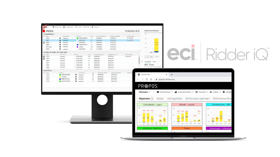 ERP Ridder iQ productieplanning -