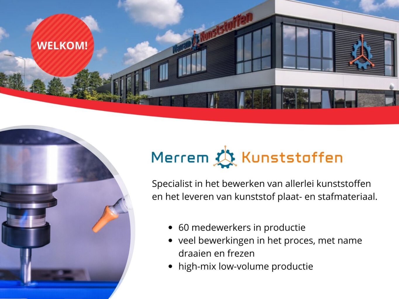 Merrem Kunststoffen: consistent snel leveren met shop floor control -