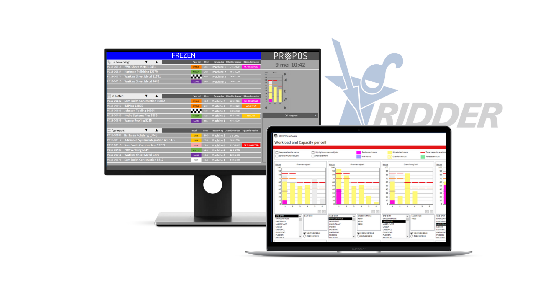 Shop floor control voor Ridder iQ: flexibel produceren 1 - Shop floor control voor Ridder iQ: flexibel produceren -