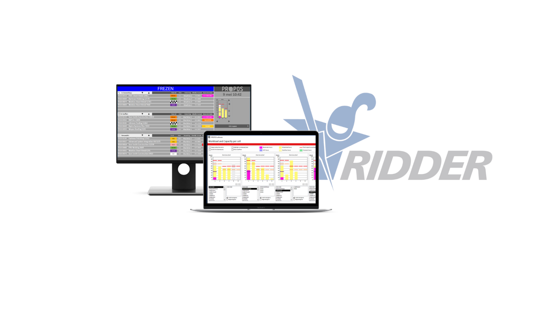 Shop floor control voor Ridder iQ: flexibel produceren -